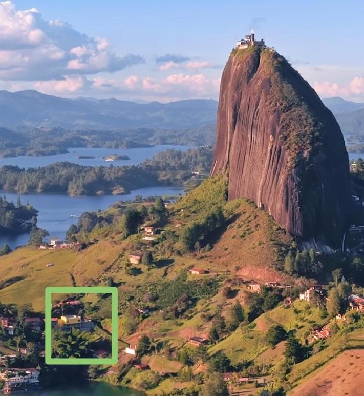Descanso Bajo La Piedra Del Penol Guatape Bagian luar foto